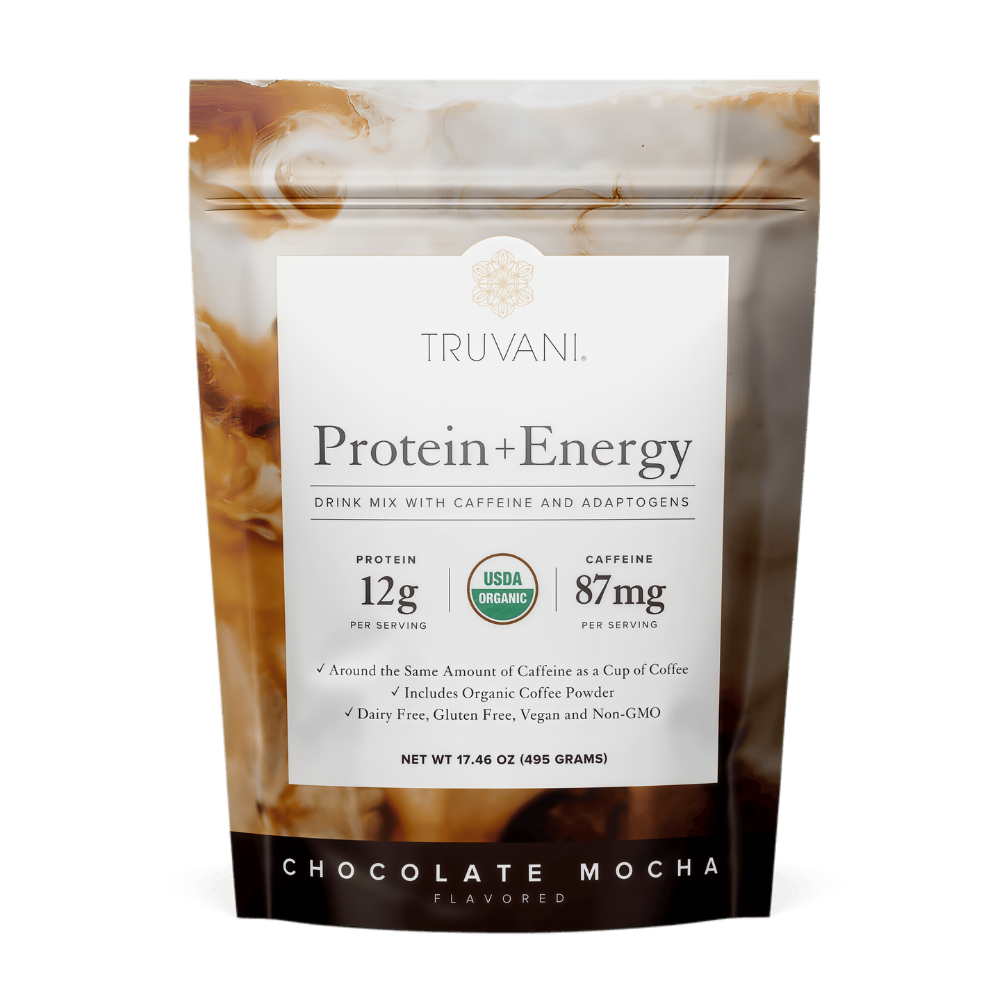Truvani Organic Plant Based Protein Powder 20 Servings